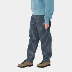 Store Orlean Stripe-Bukser Til Kvinder | Bla/Hvid (Stenvasket) Kvinder Bukser