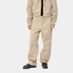 Hot Pierce Bukser Lige - Falmet | Stovet Hamilton Brown Kvinder Bukser