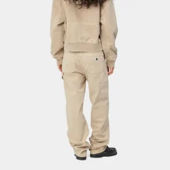 Hot Pierce Bukser Lige - Falmet | Stovet Hamilton Brown Kvinder Bukser