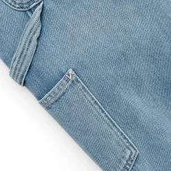 Hot Pierce Pant - Denim | Bla (Lysesten Vasket) Kvinder Bukser