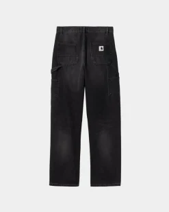 Hot Pierce Pant Straight - Denim | Sort (Mork Brugt Vask) Kvinder Bukser