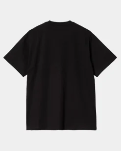 Store Pixel Flower T-Shirt | Sort Mænd T-Shirts Og Poloer