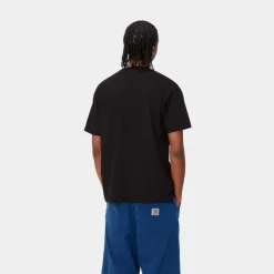 Store Pixel Flower T-Shirt | Sort Mænd T-Shirts Og Poloer