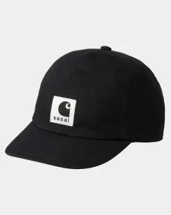 New Sacai X Duck Cap | Sort Mænd Samarbejde