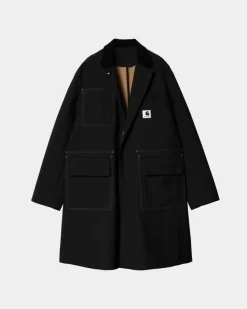 Discount Sacai X Suiting Bonding Coat | Sort Mænd Samarbejde