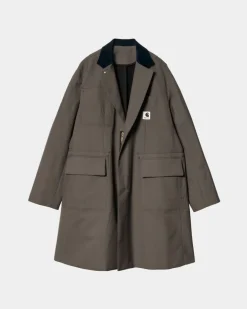 Cheap Sacai X Suiting Bonding Coat | Taupe Mænd Jakker & Veste