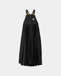 Best Sale Sacai X Suiting Bonding Dress Til Kvinder | Sort Kvinder Kjoler & Nederdele