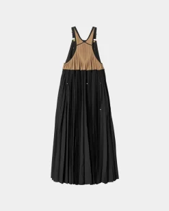 Best Sale Sacai X Suiting Bonding Dress Til Kvinder | Sort Kvinder Kjoler & Nederdele