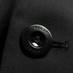 Online Sacai X Suiting Bonding Jacket | Sort Mænd Jakker & Veste
