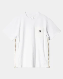 Cheap Sacai X T-Shirt | Hvid Mænd Samarbejde