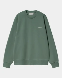 Sale Script Broderi Sweatshirt | Parkere Mænd Sveder