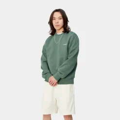 Sale Script Broderi Sweatshirt | Parkere Mænd Sveder