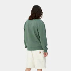 Sale Script Broderi Sweatshirt | Parkere Mænd Sveder