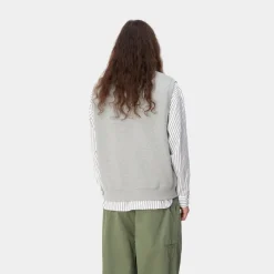 Hot Script Vest Sweatshirt | Gra Lyng Mænd Sveder