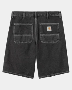Outlet Simple Short - Denim | Sort (Heavy Stone Vask) Mænd Denim