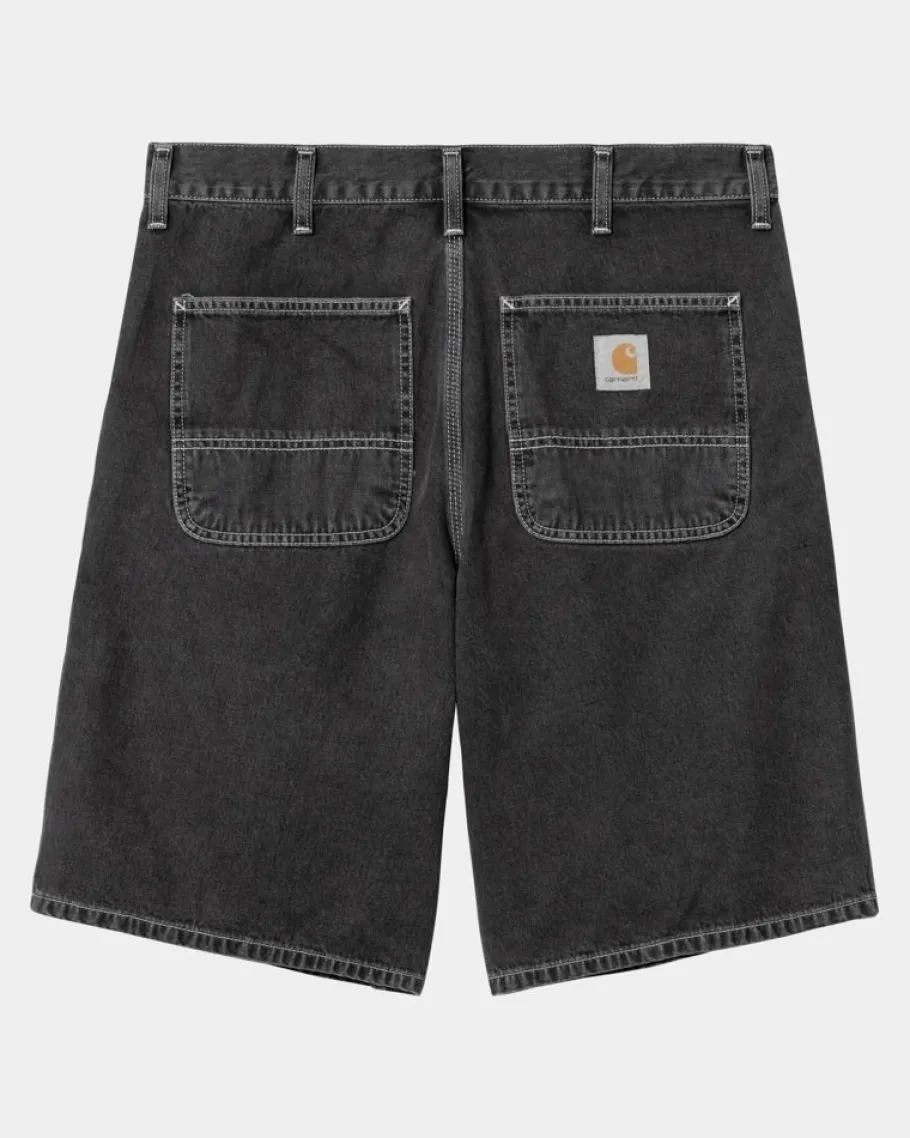 Outlet Simple Short - Denim | Sort (Heavy Stone Vask) Mænd Denim