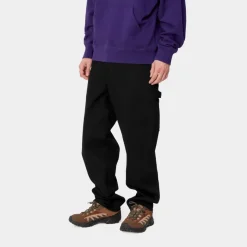 Flash Sale Single Knee Bukser - Denim | Sort (Stiv) Mænd Bukser