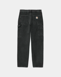 Cheap Single Knee Pant - Denim | Sort (Stenvasket) Mænd Denim