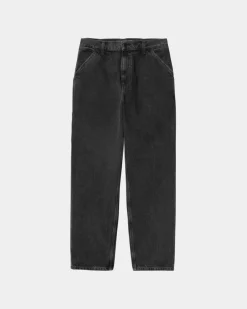 Cheap Single Knee Pant - Denim | Sort (Stenvasket) Mænd Denim
