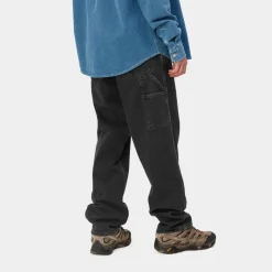 Cheap Single Knee Pant - Denim | Sort (Stenvasket) Mænd Denim