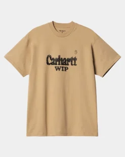 Outlet Spree Halvtone T-Shirt | Stovet Hamilton Brown Mænd T-Shirts Og Poloer