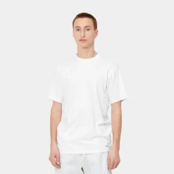 Shop Standard T-Shirt Med Rund Hals (2 Pack) | Hvid + Hvid Mænd Undertøj