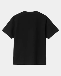 Online T-Shirt Med Lommer Til Kvinder | Sort Kvinder T-Shirts