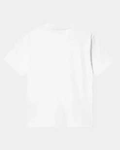 Sale T-Shirt Med Tekstbroderi Til Kvinder | Hvid Kvinder T-Shirts
