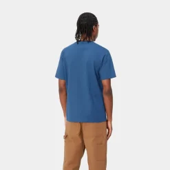 Cheap University Script T-Shirt | Aeldre / Hvid Mænd T-Shirts Og Poloer